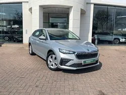 Brilliant silver metallic New 2025 Skoda Scala SE Hatchback | £21,990