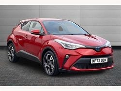 Scarlet flare Used 2022 Toyota C-HR Design SUV | £19,261 (Fair price)