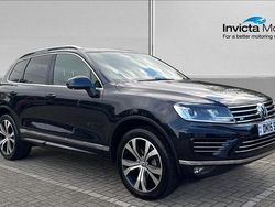 Blue Used 2015 VW Touareg R-line SUV | £15,699 (A bit pricey)