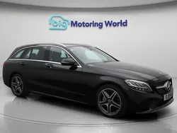 Black Used 2019 Mercedes C200 AMG line Estate | £15,700 (Good price)