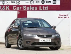 Silver Used 2011 Honda Civic SE Hatchback | £3,995 (Fair price)