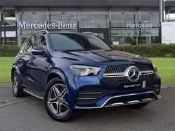 Blue Used 2019 Mercedes GLE300 AMG Line Premium SUV | £34,000 (Fair price)