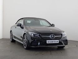 Black Used 2022 Mercedes C300 AMG line Cabriolet | £28,798 (Fair price)