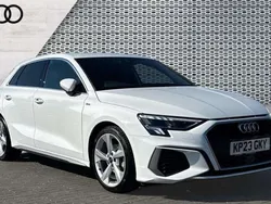 White Used 2023 Audi A3 S-Line Hatchback | £24,098 (A bit pricey)