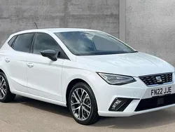 Metallic nevada white Used 2022 Seat Ibiza XCELLENCE Hatchback | £13,690 (Fair price)
