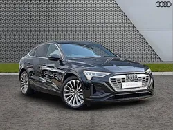 Black Used 2023 Audi Q8 e-tron S-Line SUV | £43,999 (Super price)