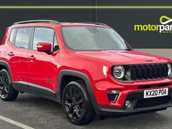 Red Used 2020 Jeep Renegade Night Eagle SUV | £14,000 (Fair price)
