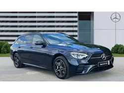 Blue Used 2022 Mercedes E300 AMG line Estate | £33,866 (Good price)