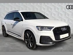 White Used 2021 Audi Q7 Black Edition SUV | £39,350 (Fair price)