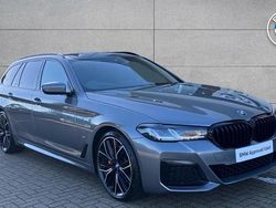 Skyscraper grey metallic Used 2023 BMW 520 M Sport Estate | £36,040 (Expensive)