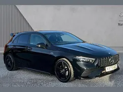 Black Used 2023 Mercedes A35 AMG Premium Plus Hatchback | £37,480 (Fair price)