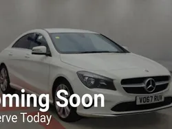 White Used 2017 Mercedes CLA200 Coupe | £11,295 (Good price)