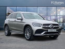 Silver Used 2022 Mercedes GLC220 AMG Line Premium Estate | £31,599 (Fair price)