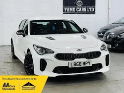 White Used 2019 Kia Stinger GT-Line Hatchback | £11,500 (Fair price)