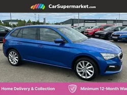 Blue Used 2019 Skoda Scala SE L Hatchback | £11,697 (Fair price)
