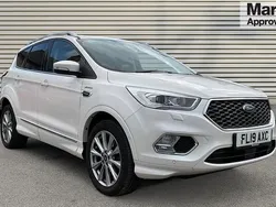 White Used 2019 Ford Kuga Vignale SUV | £16,690 (Fair price)