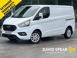 Frozen white (solid paint) Used 2021 Ford Transit Custom Limited | £15,490 (Super price)