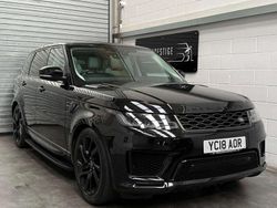 Black Used 2018 Land Rover Range Rover Sport HSE Dynamic SUV | £25,989 (Fair price)