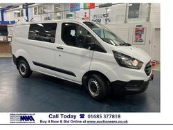 White Used 2018 Ford Transit Custom Van | £9,610 (Expensive)