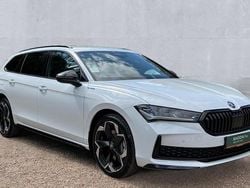 White New 2025 Skoda Superb SportLine Estate | £42,140 (Fair price)
