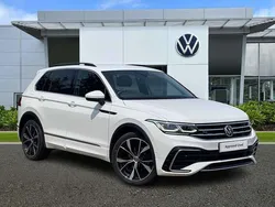 White Used 2021 VW Tiguan R-line SUV | £25,491 (Fair price)
