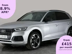 Silver Used 2020 Audi Q5 Black Edition SUV | £26,843 (Good price)