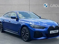 Blue Used 2021 BMW 420 Gran Coupé M Sport Coupe | £27,990 (Fair price)