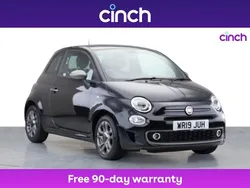 Black Used 2019 Fiat 500 S Hatchback | £8,699 (Expensive)