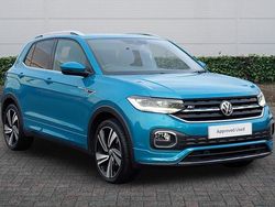 Turquoise Used 2020 VW T-Cross R-line SUV | £19,985 (Fair price)
