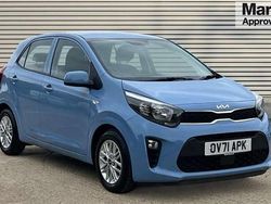Blue Used 2021 Kia Picanto 2 Hatchback | £8,890 (Fair price)