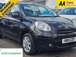 Black Used 2011 Nissan Micra Acenta Hatchback | £5,495 (Fair price)