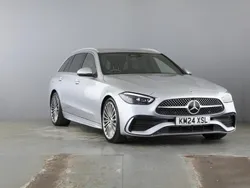 Silver Used 2024 Mercedes C300 AMG Line Premium | £33,559 (A bit pricey)