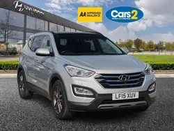 Silver Used 2015 Hyundai Santa Fe Premium SE SUV | £13,990 (A bit pricey)
