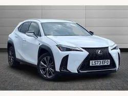 F sport white Used 2023 Lexus UX 250h Sport Design Packet SUV | £24,699 (Fair price)