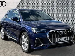 Blue New 2025 Audi Q3 S-Line SUV | £33,990