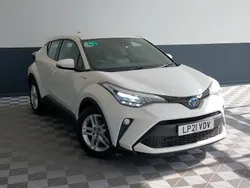 White Used 2021 Toyota C-HR SUV | £19,298 (Fair price)