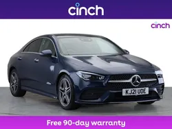 Blue Used 2021 Mercedes CLA220 AMG Line Premium Plus Sedan | £25,149 (Fair price)