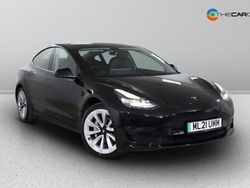 Black Used 2021 Tesla Model 3 Long Range AWD Sedan | £18,475 (Fair price)