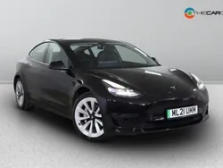 Black Used 2021 Tesla Model 3 Long Range Sedan | £18,475 (Good price)