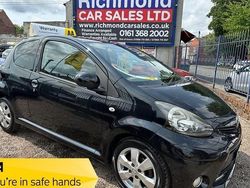 Black Used 2013 Toyota Aygo Hatchback | £2,795 (Fair price)