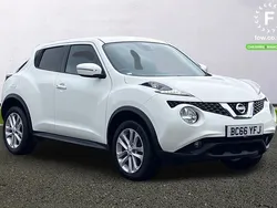 White Used 2017 Nissan Juke N-Connecta SUV | £7,299 (Fair price)
