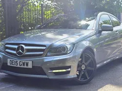 Silver Used 2015 Mercedes C250 Sport Edition Coupe | £7,990 (Super price)
