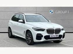 White Used 2022 BMW X5 M Sport SUV | £45,795 (Good price)