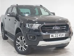 Black Used 2022 Ford Ranger Wildtrack Pickup | £20,998 (Super price)