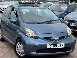 Blue Used 2008 Toyota Aygo Hatchback | £2,475 (Good price)
