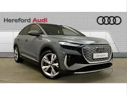 Grey Used 2023 Audi Q4 Sportback e-tron S-Line SUV | £31,011 (Super price)