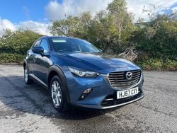 Blue Used 2017 Mazda CX-3 SUV | £7,450 (Fair price)