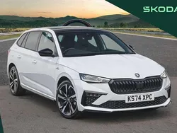 Moon white metallic Used 2024 Skoda Scala Monte Carlo Hatchback | £22,495 (Expensive)