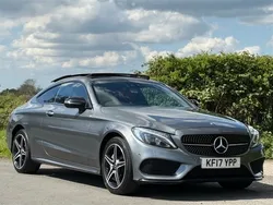 Grey Used 2017 Mercedes C220 AMG line Coupe | £15,999 (A bit pricey)