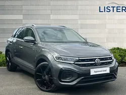 Deep black pearl effect Used 2022 VW T-Roc R-line SUV | £25,290 (Fair price)